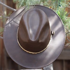 Hat ( fedora / wide brim) hand made